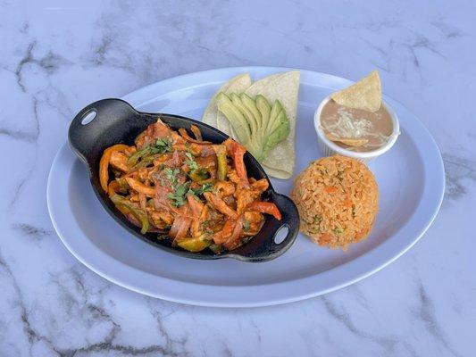 Chicken fajitas