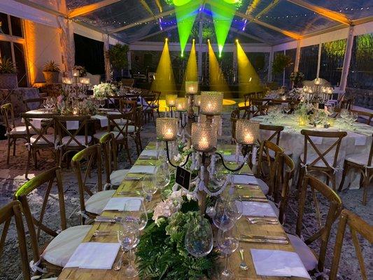 Beautiful Wedding Decor at the Stunning Vizcaya