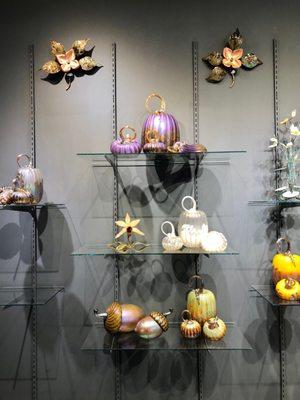 Glass pumpkins