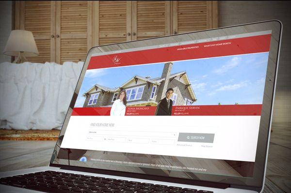 Personalized Real Estate Website with personal listings