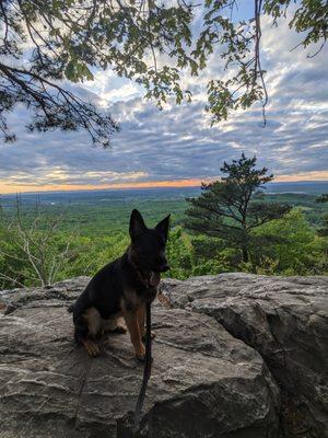 Orion at Bear's Den overlook.