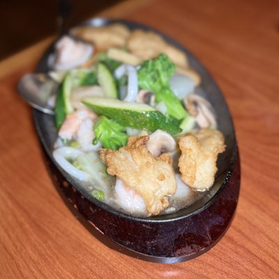 "Sizzling" Seafood