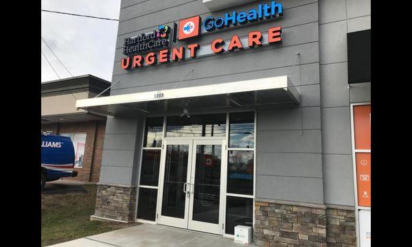 Hartford HealthCare-GoHealth Urgent Care Bristol, CT Location Entrance