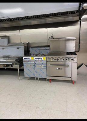 All NEW Equipment in our kitchen and dining room!