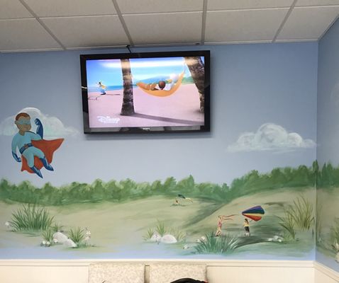 Kid friendly wait room