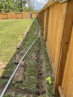 Sprinkler systems installation