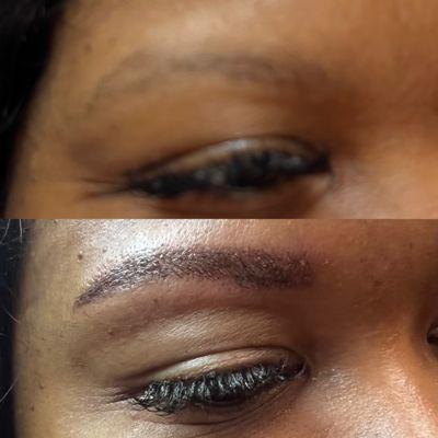 Brow shading g permanent makeup