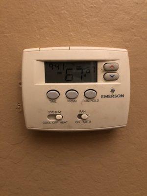 AC system thermostat repair