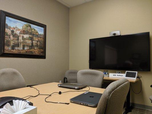 Conference room. Where you will meet with staff.