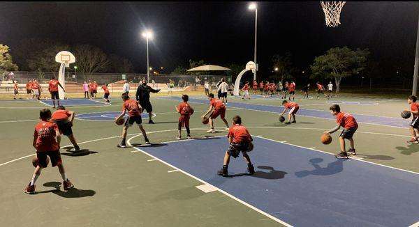 Basketball training