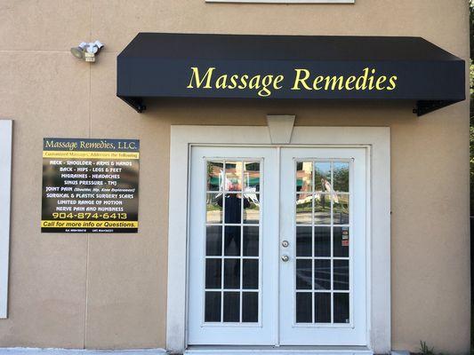 Massage Remedies entrance