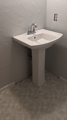 Brand new sink!