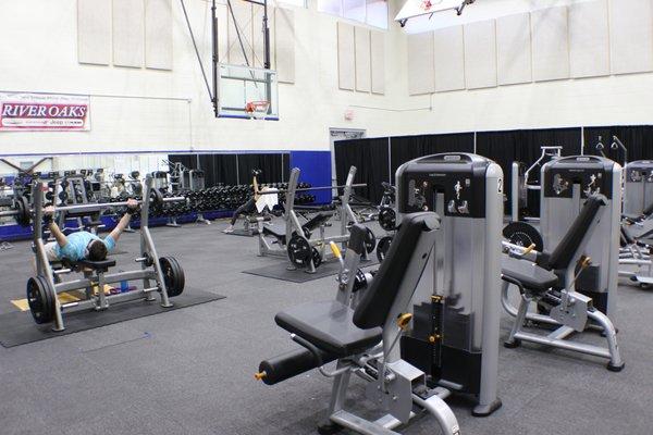 Fitness Center Free Weights and Machines