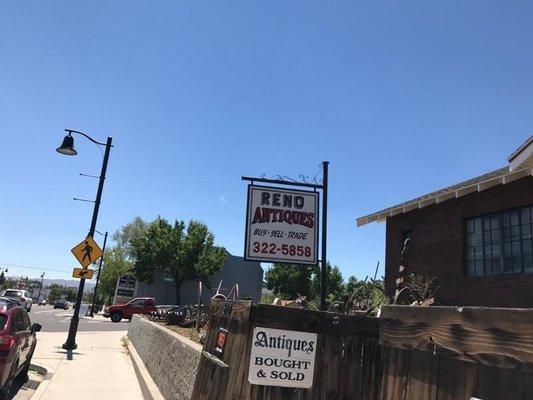 Sign from Wells Avenue