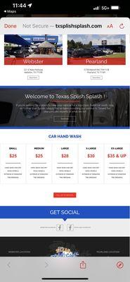 Texas Splish Splash Hand Carwash of Webster