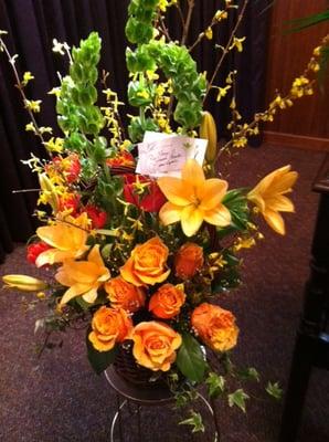 Flowers for the funeral. She loved warm colors.