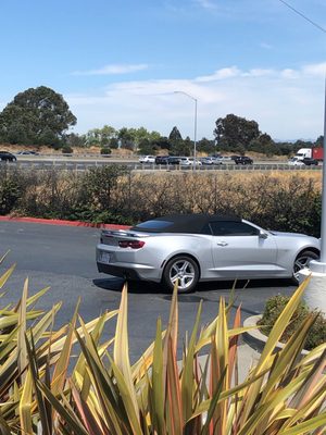 Car thieves  speeding away from Pinole In n Out Burger today 7/25/19 at 1:00pm. Do you know this car?!!