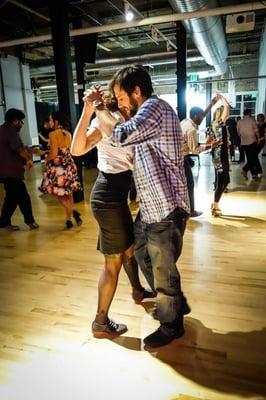 Social dancing at Hot Night Fusion dance