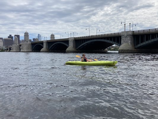 Kayaking on Charles River