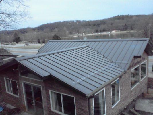 Metal roof completed in Bella Vista AR