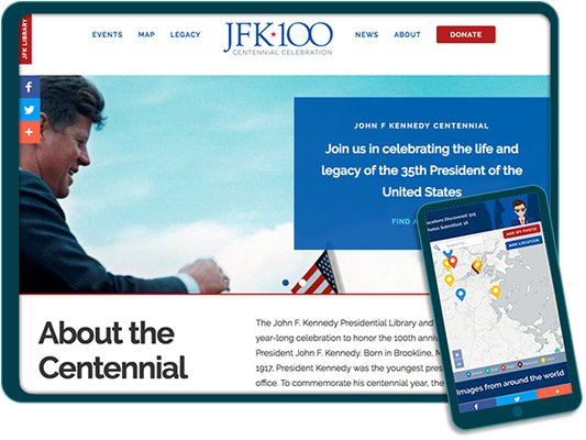 JFK Centennial Website