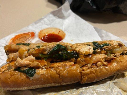 Salmon Cheesesteak