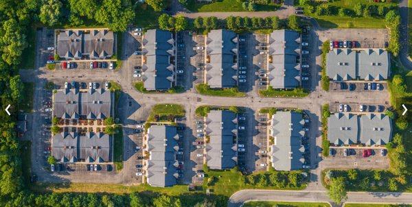 Nestled in park like setting