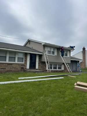 Roofing installation - the crew was meticulous about doing it the right way and thorough in clean up