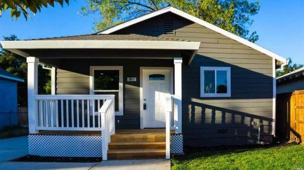 New construction investment spec home in Sacramento, home features lighting and hvac automation, solar panels and recessed lighting.