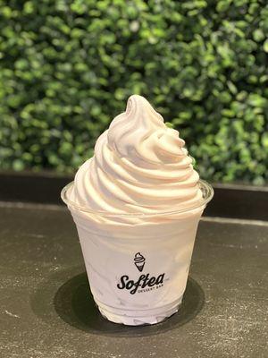 Lychee and Taro swirl