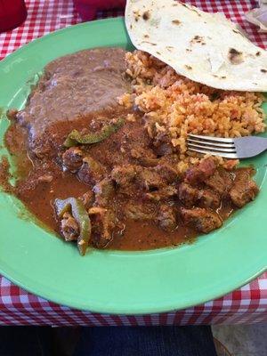 The food was great the fresh hot tortillas are yummy and the place was very clean.