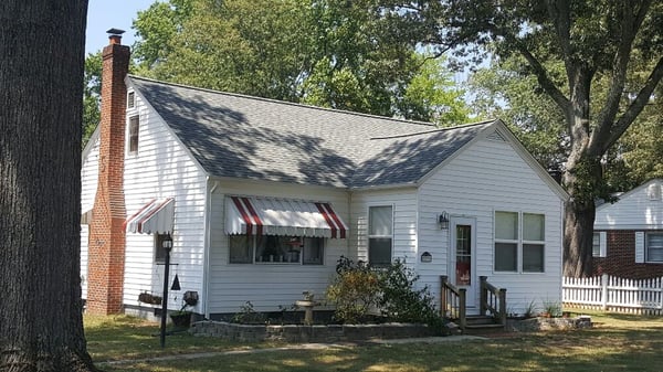 Roof replacement with CertainTeed Landmark Pro Georgetown Gray shingles installed in Indian Head Maryland