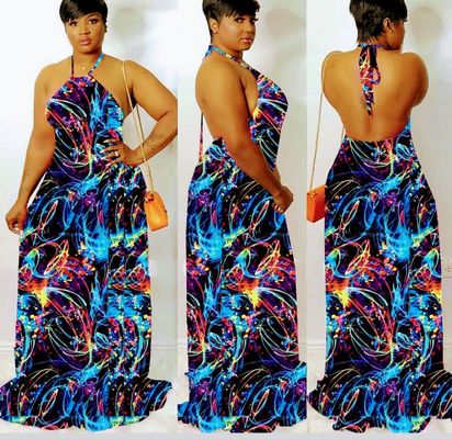 Multi color maxi dress