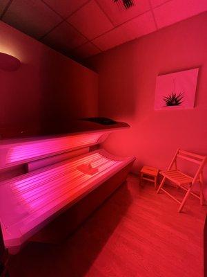 Red Light Skin Rejuvenation Therapy Room