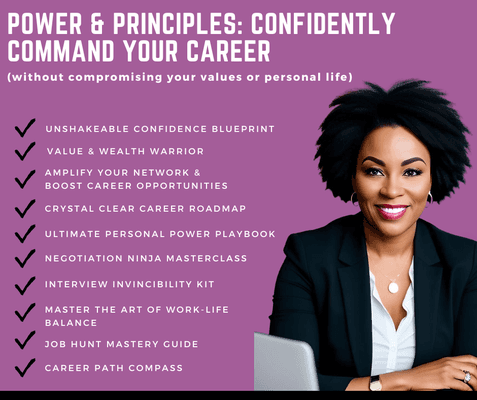 Career Coaching for Women - Power & Principles coaching program