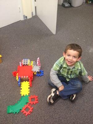 Preschool Transportation Unit....build some roadways with the waffle blocks.