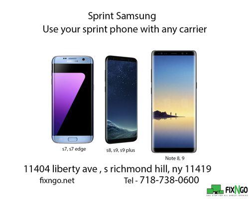 Use your sprint samsung with any carrier.