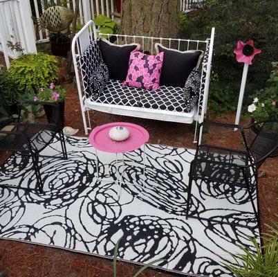 colorful outdoor rugs