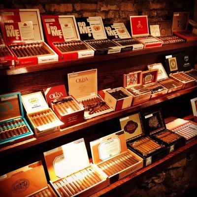 An ever-changing array of great tobacco.