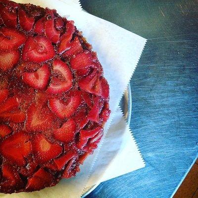 Strawberry Upside Down Cake