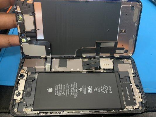 Inside of an iPhone 11