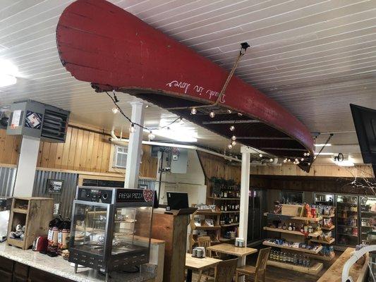 Who doesn't love a ceiling canoe?