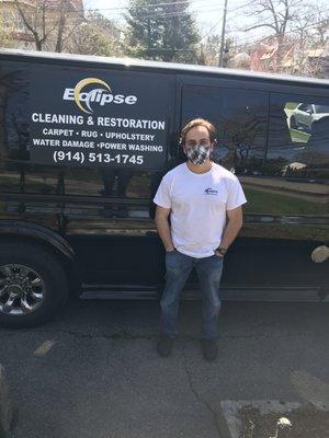 Eddie Barbosa, the owner of Eclipse Cleaning and Restoration