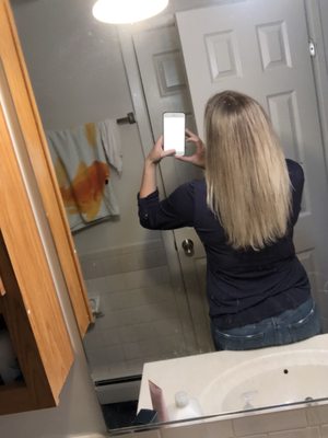 After (dirty blonde- wanted ash/ gray)