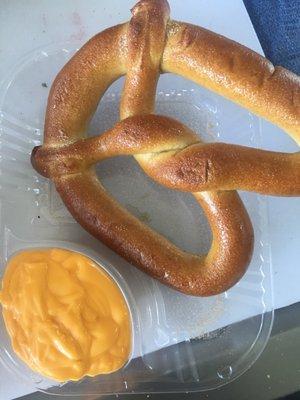 Pretzel nacho cheese