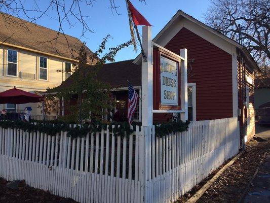 View of the outside of the shop