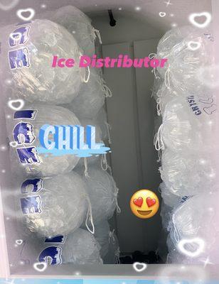 Ice using purified water! They have 20lbs and 8lbs ice with great prices! You can actually eat these ice without tasting the chlorine