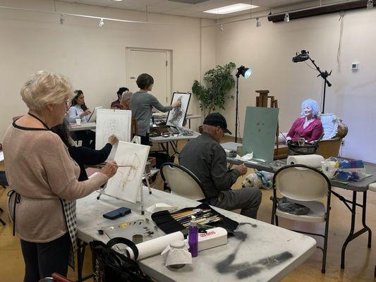 Life Drawing or Portraiture on Saturday mornings