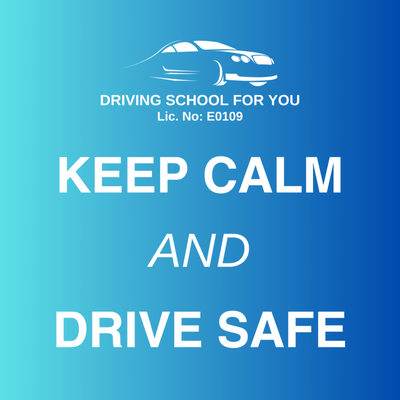 At Driving School For You, we believe that safety should always come first.