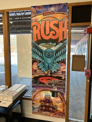 Rush Pinball Banner